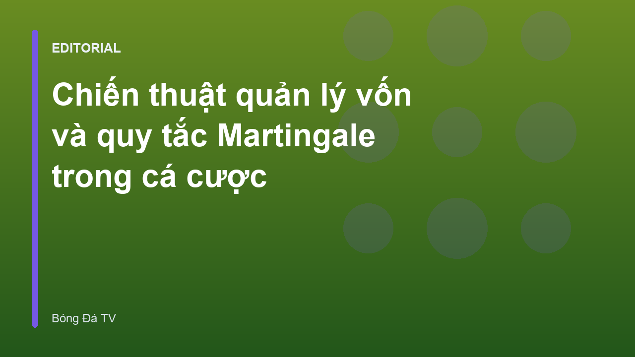 Biểu đồ quản lý vốn cá cược hiệu quả